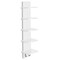 Sorbus 5 Tier Wall Shelf Unit with Hooks, Wall-Mounted Floating Column Utility Shelving for Home Decor and Storage Organizer